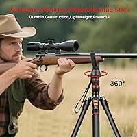 Nietoto 2-in-1 Tripod for Camera & Hunting, 68″ — image 3