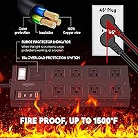 COVOZON Waterproof Surge Protector Power Strip — image 6