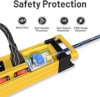 Plug'n Power Strip Surge Protector 2700J with Individual Switches — image 6