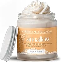 Amallow 100% Grass Fed Beef Tallow for Skin Care, 4 FL. oz. (Orange Creamsicle) — image 1