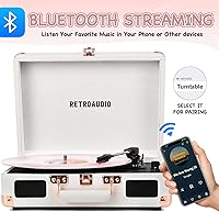 RetroAudio Vintage Suitcase Turntable — image 2