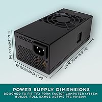 Apevia TFX-AP300W 300W Flex ATX Power Supply — image 3