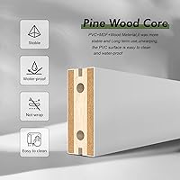 Fredbeck 36x80 White Glass Barn Door with Hardware Kit — image 6