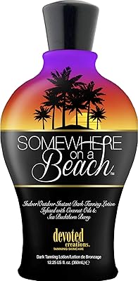 Devoted Creations Somewhere on a Beach Instant Dark Tanning Lotion 12.25oz
