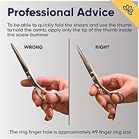 Equinox Professional Razor Edge Series Hair Cutting Scissors Set 6.5″ — image 4