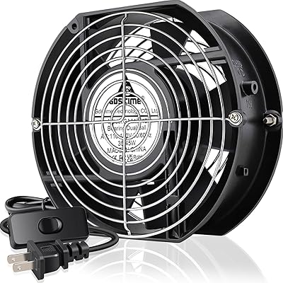GDSTIME Axial Fan 17251, 172mm x 150mm x 51mm, 110V AC
