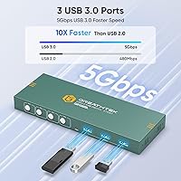 GREATHTEK USB3.0 4-Port HDMI KVM Switch — image 4