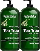 New York Biology Tea Tree Shampoo and Conditioner Set 16.9 Fl Oz — image 1