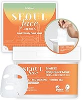 DERMAL Seoul Face Snail 3X Daily Quick Mask 36 Sheet — image 1