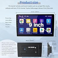 Haudio CVD9661-AJ Wireless Double Din Car Stereo — image 2