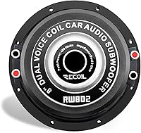 RECOIL RW8D2 Echo Series 8-Inch 400W Dual 2-Ohm Car Audio Subwoofer — image 5