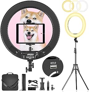 IVISII Bi-Color 18″ Ring Light Review