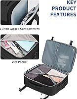 WANDF Expandable Travel Backpack for Spirit Airlines — image 5