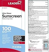 LEADER Ultra Sheer Sunscreen SPF 100+ (3 Fl Oz, 2 Pack) — image 7