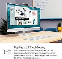 HP 27-inch All-in-One Desktop PC, Ryzen 5 7520U, 8GB RAM, 512GB SSD — image 9