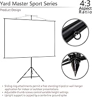 Elite Screens Yard Master Sport 110-Inch Portable Projector Screen — image 3