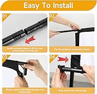 SCREENMAX 120-inch Outdoor Projector Screen with Stand — image 7