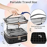 Partreko Clear Nail Polish Organizer with Nail Lamp — image 5