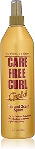 Softsheen-Carson Care Free Curl Gold Hair and Scalp Spray, 16 Fl oz Review