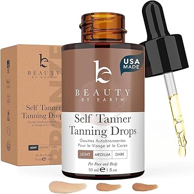 Beauty by Earth Self Tanning Drops for Face