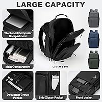 DTGN Large Capacity Water Resistant Laptop Backpack 17-inch — image 5