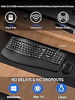 RECCAZR Wireless Keyboard and Mouse Combo — image 2