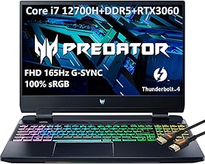 Acer Predator Helios 300 Gaming Laptop i7-12700H, 16GB RAM, 512GB SSD, RTX 3060 Review