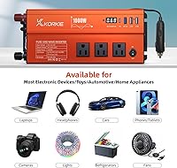 KORKIE 1000W Pure Sine Wave Inverter — image 4