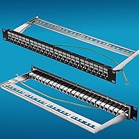 Rapink 24-Port Cat6A Patch Panel with Inline Keystone — image 5