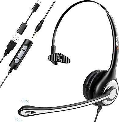 Wantek H-USB600-SC USB Headset