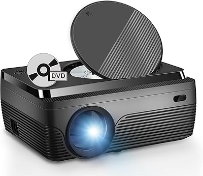 Asnish DVD Projector with Built-in DVD Player
