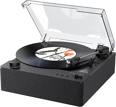 MYKESONIC YY1632BK Bluetooth Vinyl Turntable