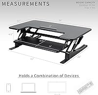 VIVO 36-inch Height Adjustable Stand Up Desk Converter — image 4