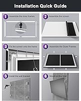 AWOL VISION MW-120 120″ Fixed Frame Projector Screen — image 8