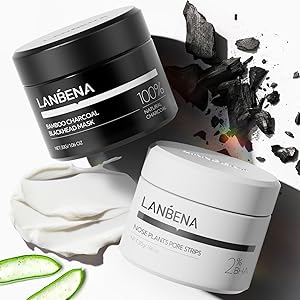 LANBENA 2% Salicylic Acid Pore Strips & Bamboo Charcoal Blackhead Mask Review