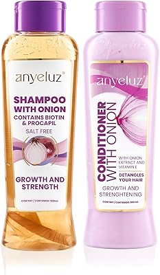 Anyeluz Onion Shampoo and Conditioner Set