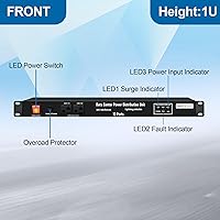 ThePoEstore 1U PDU Network Surge Protector 12-Outlet 120V — image 2