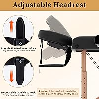 civama Portable Massage Table Black — image 5