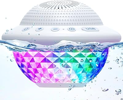 YIZEELFAR Starry UFO Floating Pool Speaker