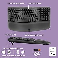 Logitech Wave Keys & Lift Vertical Mouse Ergonomic Bundle — image 6