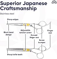 Equinox Professional Razor Edge Series Hair Cutting Scissors Set 6.5″ — image 6