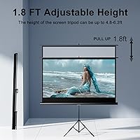 SCREENMAX 60-inch Outdoor Projector Screen with Tripod Stand — image 5