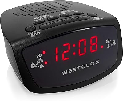 Westclox Dual Alarm Clock Radio