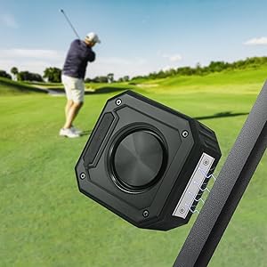 PILSAMAS Golf Bluetooth Speaker with Magnetic Mount Review
