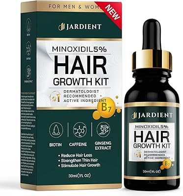 Jardient Minoxidil and Biotin Hair Growth Oil, 1 Fl Oz