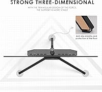 FITUEYES Picasso Corner TV Stand for 32-65 Inch TVs — image 6