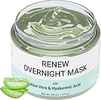 Doppeltree RENEW Overnight Face Mask with Aloe Vera Gel & Hyaluronic Acid — image 1