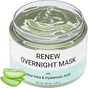 Doppeltree RENEW Overnight Face Mask with Aloe Vera Gel & Hyaluronic Acid Review