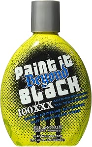 Millennium Tanning Paint it Beyond Black 100 XXX Dark Tanning Lotion 13.5oz Review