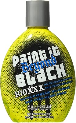 Millennium Tanning Paint it Beyond Black 100 XXX Dark Tanning Lotion 13.5oz